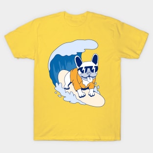 Dogs playing surfing T-Shirt